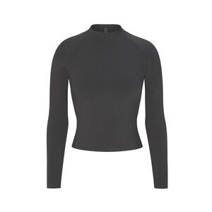 Skims Vintage Raglan Top in Ash